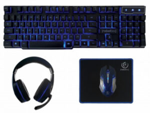 Rebeltec SHERMAN keyboard Mouse included Gaming USB QZERTY English Black