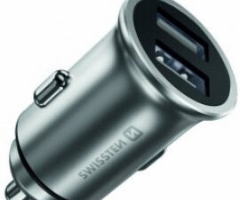 Swissten Metal Premium Car charger 2 x USB / 4.8A