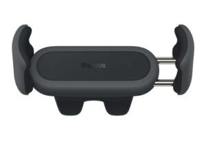 SUPORT AUTO Baseus Steel Cannon pt. SmartPhone, fixare grilaj ventilatie, corp metalic, negru "SUGP000001" - 6932172612207