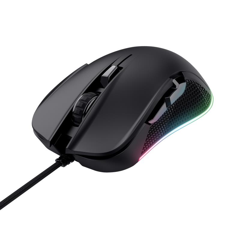 Computer mouse Trust MOUSE USB OPTICAL GAMING/GXT 922 YBAR BLACK 24729