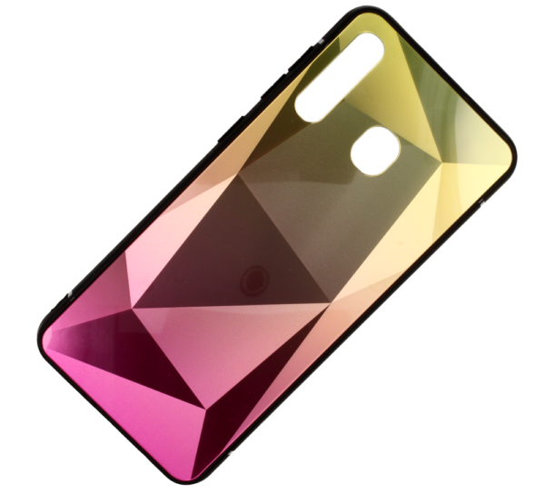 Mocco Stone Ombre Back Case Silicone Case With gradient Color For Apple iPhone X / XS Yellow - Pink - Image 2