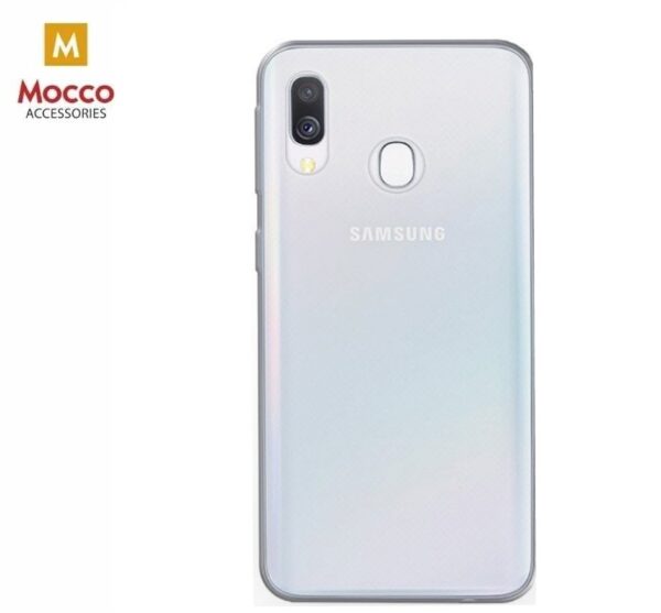 Mocco Ultra Back Case 0.3 mm Silicone Case for Samsung A305 / A205 Galaxy A30 / A20 Transparent - Image 3