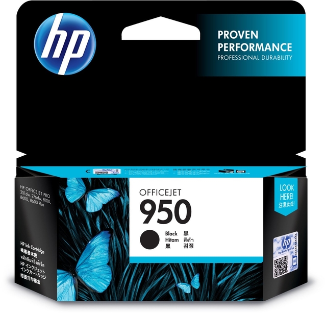 HP 950 - Svart - original - bl�ckpatron - f�r Officejet Pro 251dw, 276dw, 8100, 8600, 8610, 8620, 8630 - Image 2