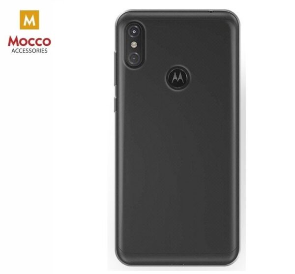 Mocco Ultra Back Case 0.3 mm Silicone Case for Motorola One / P30 Play Transparent - Image 2