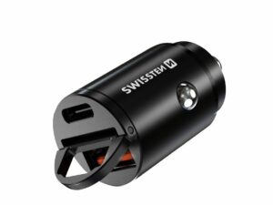 Swissten 30W Nano Metal Car Charger Adapter with 30W PD / SCP