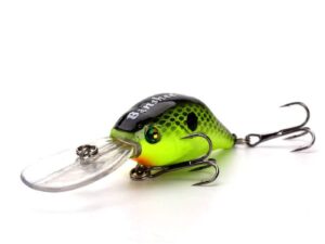 Vobleris Banshee Crankbait 50mm 10g VC07 Chartreuse Black Shad, Plūdrus