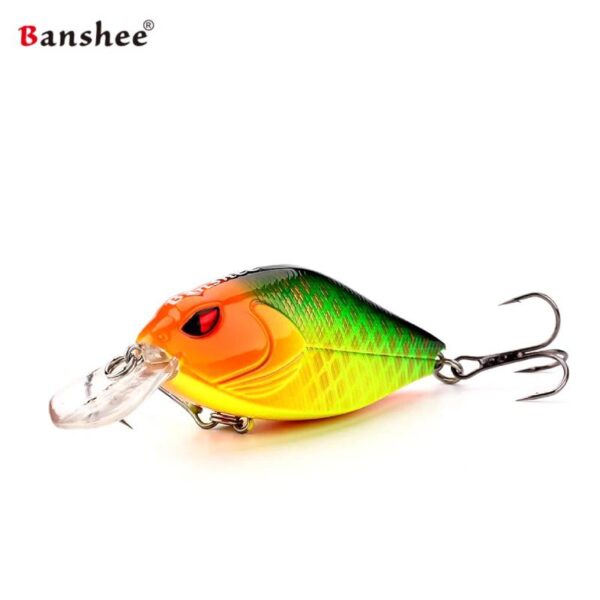 Vobleris Banshee Crankbait 58mm 9g VKR01-58 Citrus Tiger, Plūdrus - Image 2