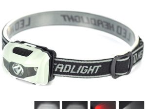 LED Galvos Žibintas BORUiT RJ-LW601 Baltas, Skirtas Bėgiojimui