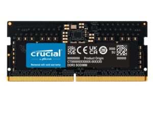Crucial - DDR5 - modul - 8 GB - SO-DIMM 262 pin� - 4800 MHz / PC5-38400 - CL40 - 1.1 V - bez vyrovn�vac� pam�ti - bez ECC