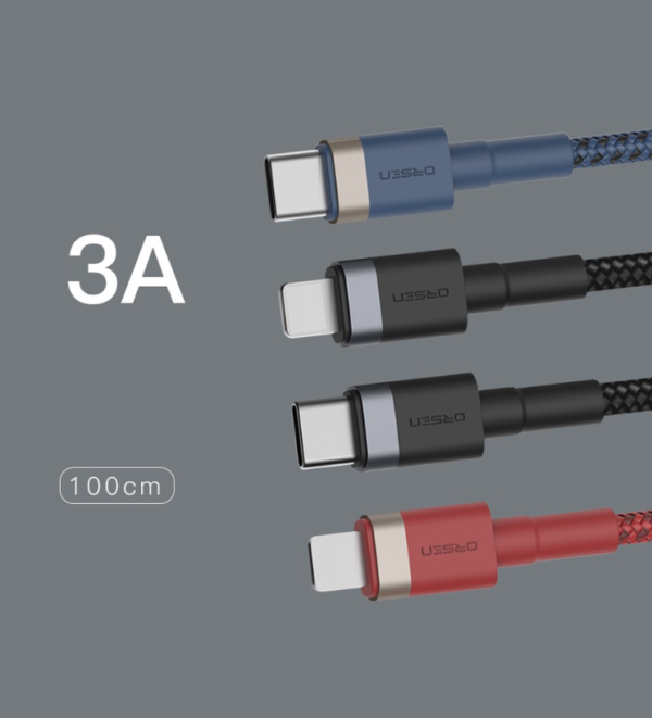 Orsen S51 Type C to Lightning 3A 1m blue - Image 2