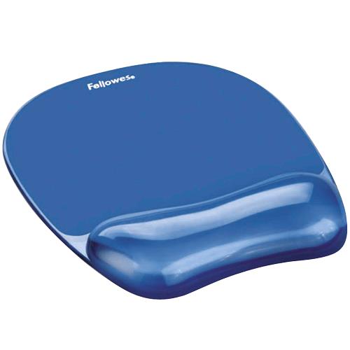 Hiirematt FELLOWES CRYSTAL GEL/BLUE 9114120