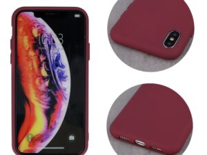 Mocco Silicone Case for Apple iPhone 12 Pro Max Burgundy