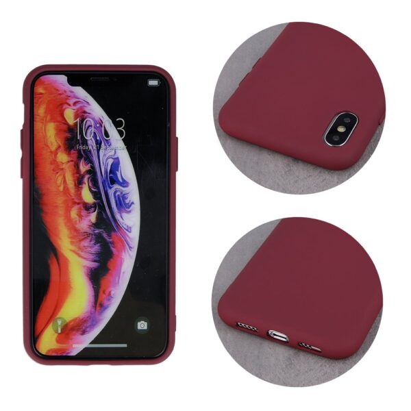 Mocco Silicone Case for Apple iPhone 12 Pro Max Burgundy