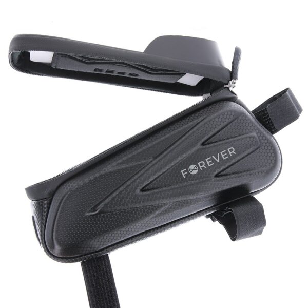 Forever Outdoor 17 x 9cm Waterproof bike frame bag with phone holder - Image 2