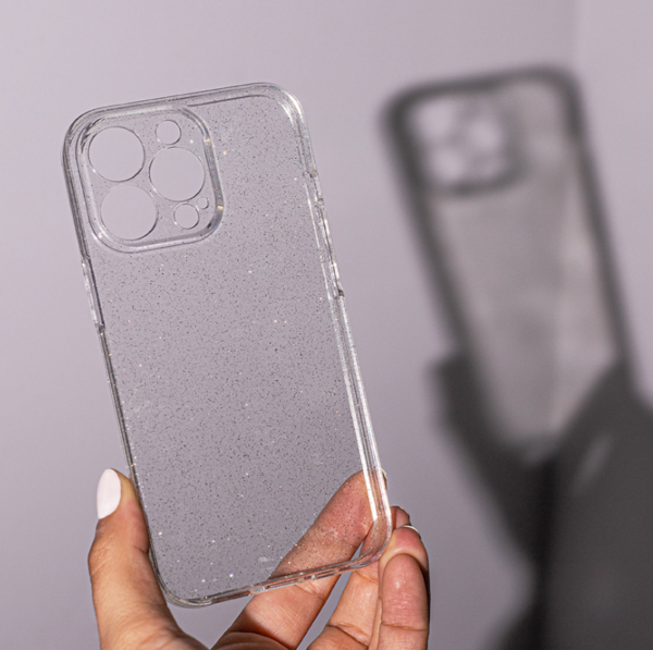 Mocco Shine Silicon Back Case for Apple iPhone 15