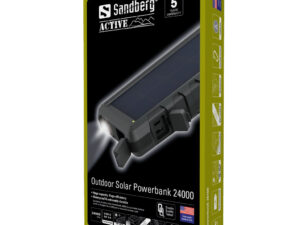 Akupank Sandberg Päikesepaneeliga 24000mAh