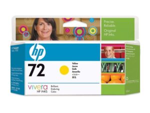 Cartus Cerneala Original HP Yellow, nr.72, pentru DesignJet T1100|1120|1200|1300|2300|T610|620|770|790, , (timbru verde 0.15 lei), "C9373A"