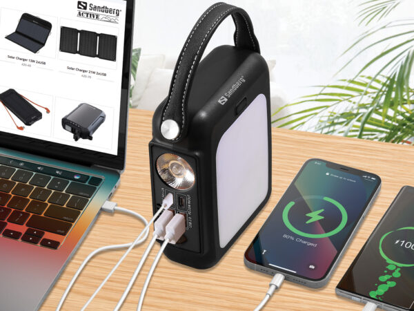 Sandberg 420-79 Hand Crank Powerbank 20000 - Image 7