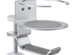 Headphone and Cup Holder, Silver