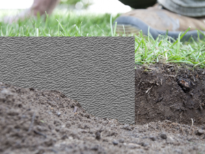 Lawn edge BORDER 6m x 15cm, gray