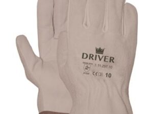 Leather/splitleather  "driver" gloves, size 9/L