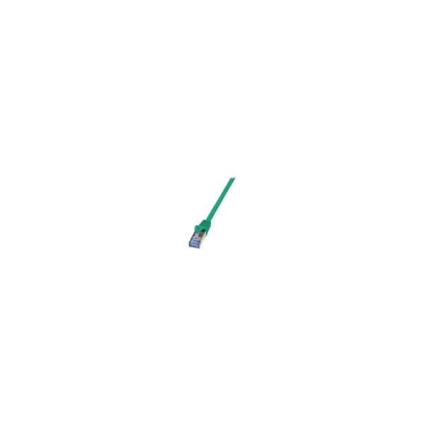 PATCH CORD S/FTP LOGILINK Cat6, LSZH, cupru, 1 m, verde, AWG27, dublu ecranat "CQ2035S" (timbru verde 0.08 lei)