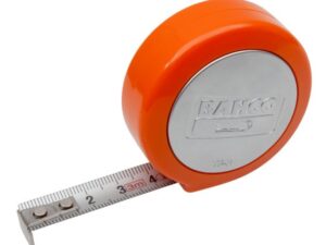 Measuring tape 3m x 13mm, water/rustproof, Touch To Lock Tape. Magnetic back