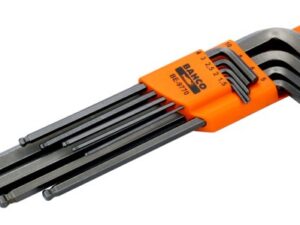 Offset long series ball end hexagon key set 1,5-10mm 9 pcs