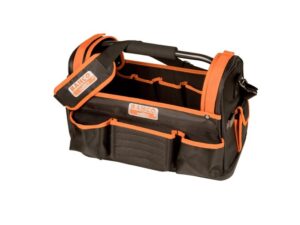 Open toolbag with 10 internal and 11 external pockets 450x315x265mm