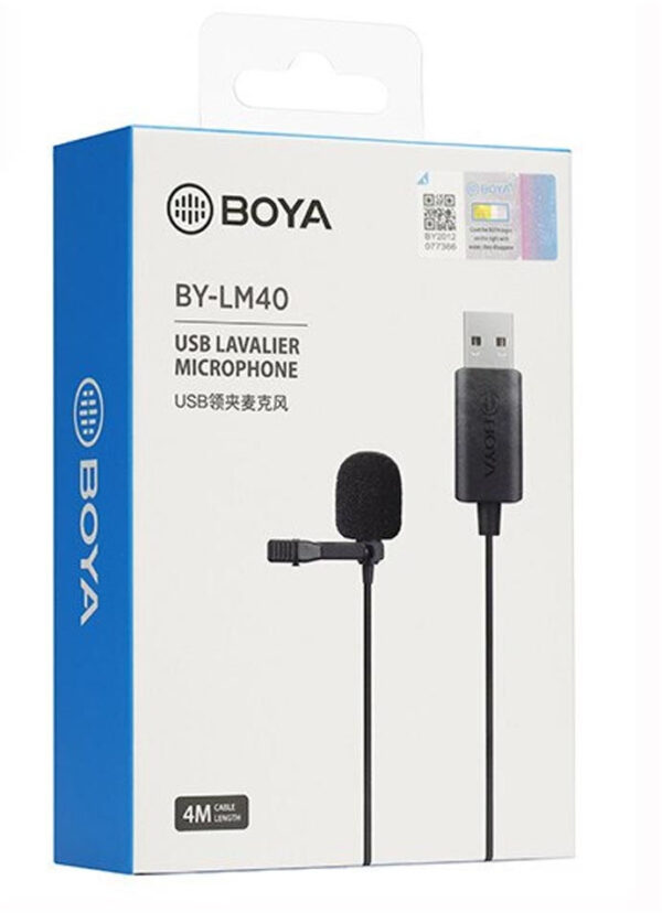 Boya microphone Lavalier USB BY-LM40 - Image 4