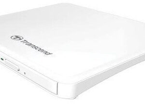 Transcend 8X DVDS-W - Diskenhet - DVD�RW (�R DL) / DVD-RAM - 8x/8x/5x - USB 2.0 - extern - vit