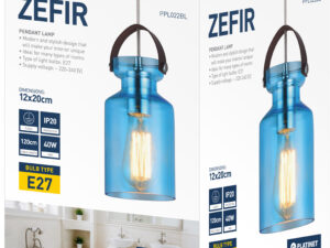 Platinet PPL022BL Pendant Lamp Zefir Blue