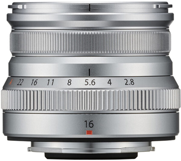 Fujifilm Fujinon XF 16mm f/2.8 R WR lens, silver - Image 2