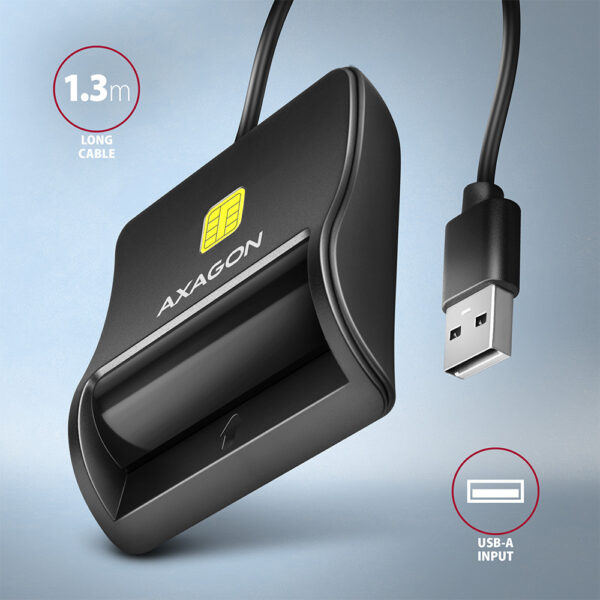 Axagon smart card reader CRE-SM3N - Image 2