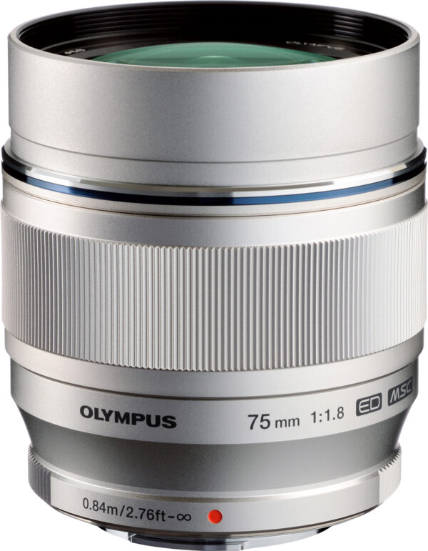M.Zuiko Digital ED 75mm f/1.8, silver