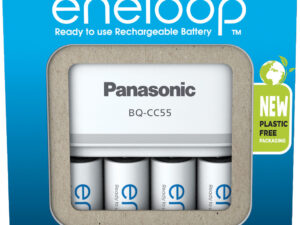 Panasonic eneloop charger BQ-CC55 + 4x2000mAh