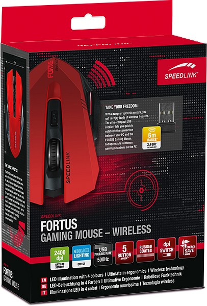 Speedlink mouse Fortus (SL-680100-BK-01) - Image 4