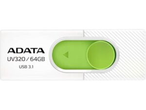 ADATA | UV320 | 64 GB | USB 3.1 | White/Green