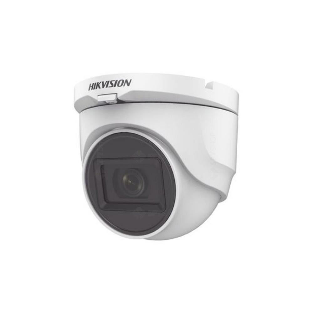 CAMERA supraveghere HIKVISION dome, pt. interior | exterior, dist. IR 30 m, lentila fixa 2.8 mm, 2 Mpx, cu fir, carcasa metal, "DS-2CE76D0T-ITMFS2" (timbru verde 0.8 lei)