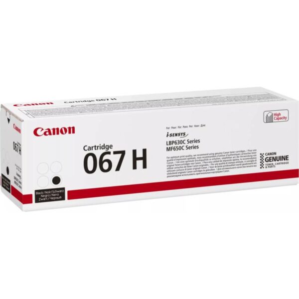 Canon cartridge 067H, black, high capacity