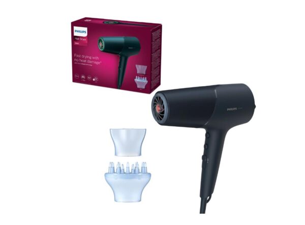 Philips | Hair Dryer | BHD512/00 5000 Series | 2300 W | Number of temperature settings 6 | Ionic function | Diffuser nozzle | Teal