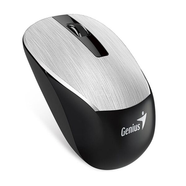 MOUSE Genius, "NX-7015", PC sau NB, wireless, 2.4GHz, optic, 1600 dpi, butoane/scroll 3/1, , gri, "31030019400" 45506721(timbru verde 0.18 lei)