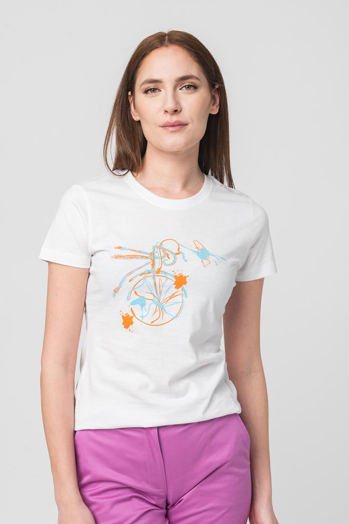 TSHIRT CASUAL F BICICLETA COLOR WHITE-S - Image 3