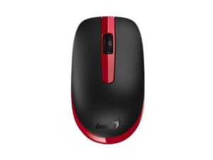 MOUSE Genius, "NX-7007", PC sau NB, wireless, 2.4GHz, optic, 1200 dpi, butoane/scroll 3/1, , rosu, "31030026404" (timbru verde 0.18 lei)