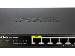 NET SWITCH 5PORT 10/100M/POE DES-1005P D-LINK