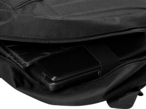 RUCSAC SPACER, pt. notebook de max. 15.6", 1 compartiment, buzunar frontal, buzunar lateral x 2, waterproof,  nylon, negru, "Buddy",  "SPB18906" (EAN:5949046601084; "ACC-SPC0205001" - 623019)