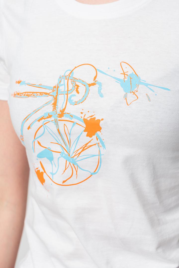 TSHIRT CASUAL F BICICLETA COLOR WHITE-S - Image 6