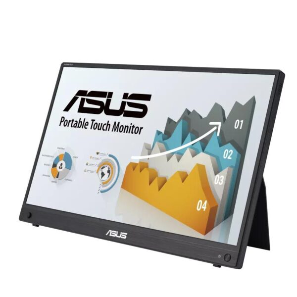 ASUS IPS monitor ZenScreen Touch MB16AHT - 39.6 cm (15.6") - 1920 x 1080 Full HD