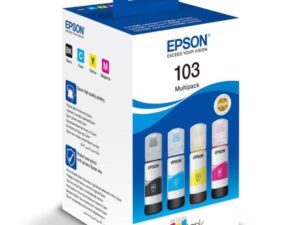 Epson inkoustová náplň 103/ T00S64A/ EcoTank/ L1x10/ L315x/ L325x/ L3x6x/ L5190/ 4-colour Multipack