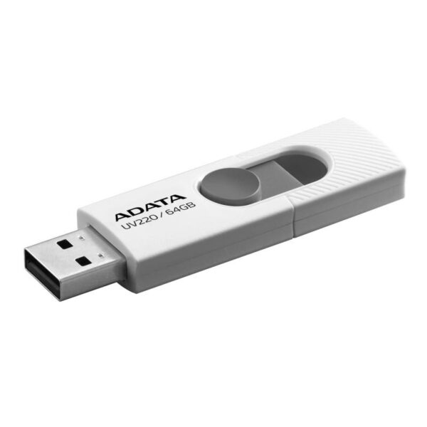 ADATA UV220/64GB/USB 2.0/USB-A/Bílá
